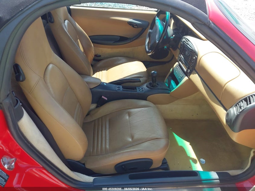 1997 Porsche Boxster VIN WP0CA298XVS624298 IAAI salvage auction — WATER/FLOOD, Salvage (Mississippi), sold $2,600 on 2026-07-17 (photo 8)