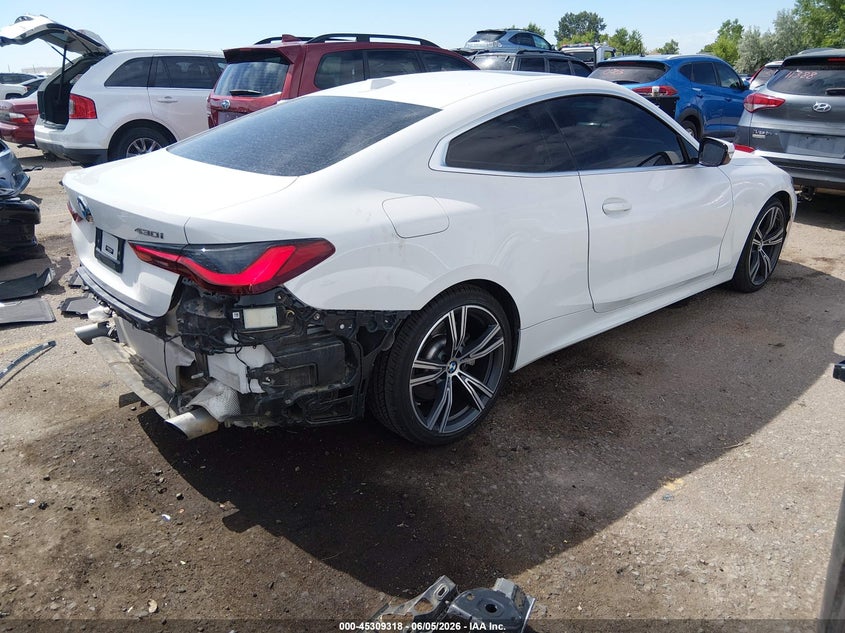 2024 BMW 4er VIN WBA73AP03RCN45247 IAAI salvage auction — REAR END, Salvage Title, sold $22,050 on 2026-09-16 (photo 4)