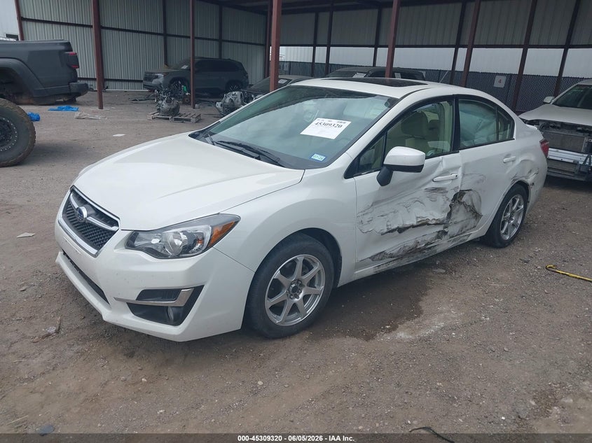 2015 Subaru Impreza VIN JF1GJAK67FH019812 IAAI salvage auction — LEFT SIDE, Salvage Title, sold $900 on 2026-07-14 (photo 2)
