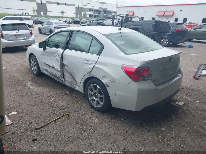 2015 Subaru Impreza VIN JF1GJAK67FH019812 IAAI salvage auction — LEFT SIDE, Salvage Title, sold $900 on 2026-07-14 (photo 3)