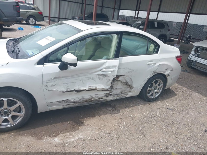 2015 Subaru Impreza VIN JF1GJAK67FH019812 IAAI salvage auction — LEFT SIDE, Salvage Title, sold $900 on 2026-07-14 (photo 6)