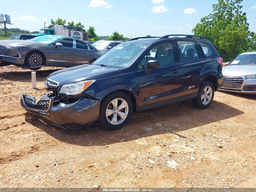 2016 Subaru Forester VIN JF2SJABCXGH423779 IAAI salvage auction — RIGHT FRONT, Salvage Title, sold $1,800 on 2026-07-06 (photo 2)