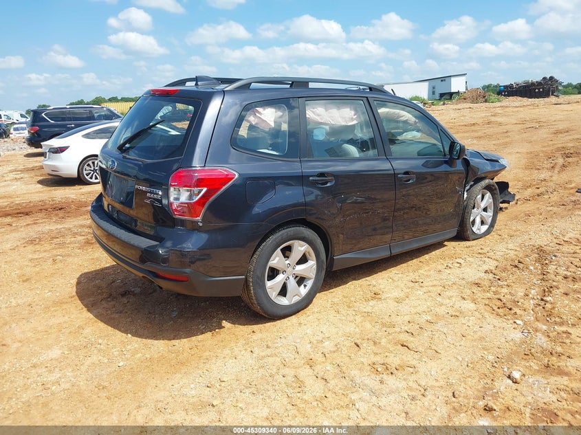 2016 Subaru Forester VIN JF2SJABCXGH423779 IAAI salvage auction — RIGHT FRONT, Salvage Title, sold $1,800 on 2026-07-06 (photo 4)