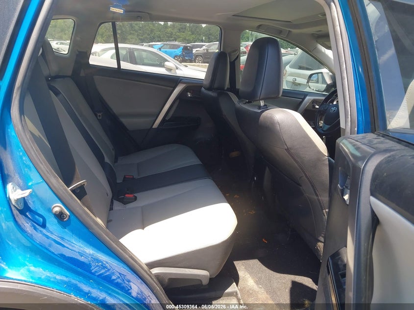 2018 Toyota Rav 4 VIN JTMYFREV1JJ205428 IAAI salvage auction — LEFT REAR, Salvage (Texas), sold $5,500 on 2026-07-28 (photo 8)