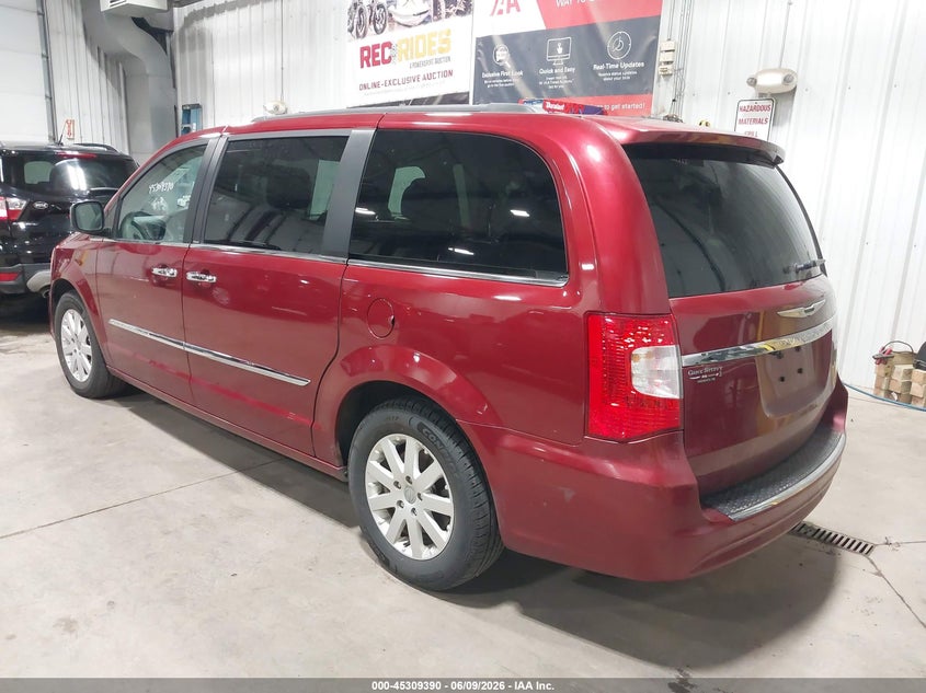 2012 Chrysler Town & country VIN 2C4RC1CG7CR303347 IAAI salvage auction — FRONT END, Certificate Of Title (Nebraska), sold $725 on 2026-07-22 (photo 3)
