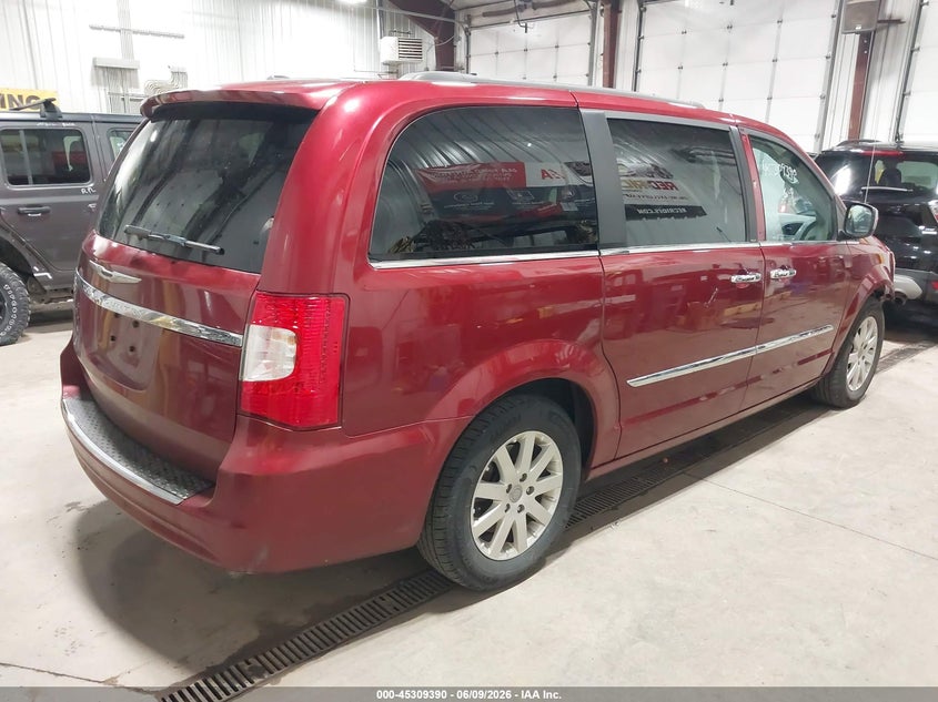 2012 Chrysler Town & country VIN 2C4RC1CG7CR303347 IAAI salvage auction — FRONT END, Certificate Of Title (Nebraska), sold $650 on 2026-07-22 (photo 4)