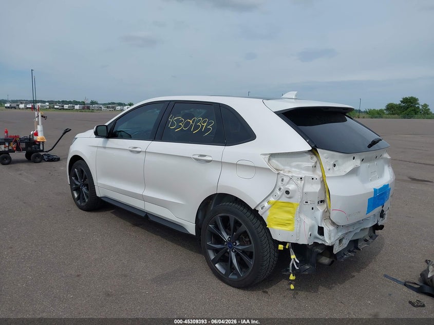 2015 Ford Edge VIN 2FMPK4AP7FBB75571 IAAI salvage auction — REAR END, Salvage Title, sold $2,000 on 2026-07-09 (photo 3)