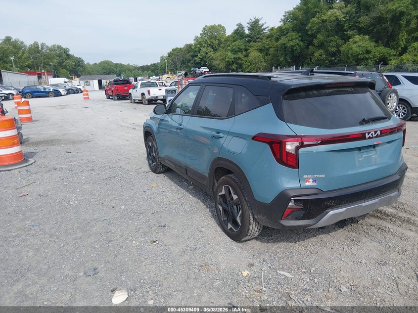 2026 Kia Seltos VIN KNDEUCAA8T7873915 IAAI salvage auction — FRONT END, Salvage Title, sold $12,300 on 2026-07-07 (photo 3)