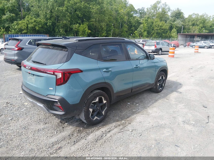 2026 Kia Seltos VIN KNDEUCAA8T7873915 IAAI salvage auction — FRONT END, Salvage Title, sold $12,300 on 2026-07-07 (photo 4)