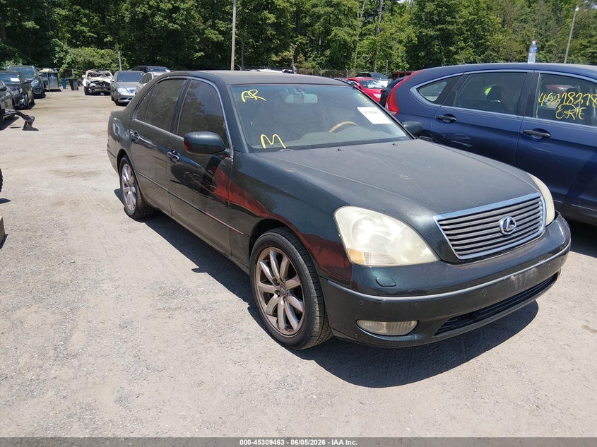 2002 Lexus Ls VIN JTHBN30F020082555 IAAI salvage auction — NORMAL WEAR, Clear (Maryland), sold $575 on 2026-07-22 (photo 1)