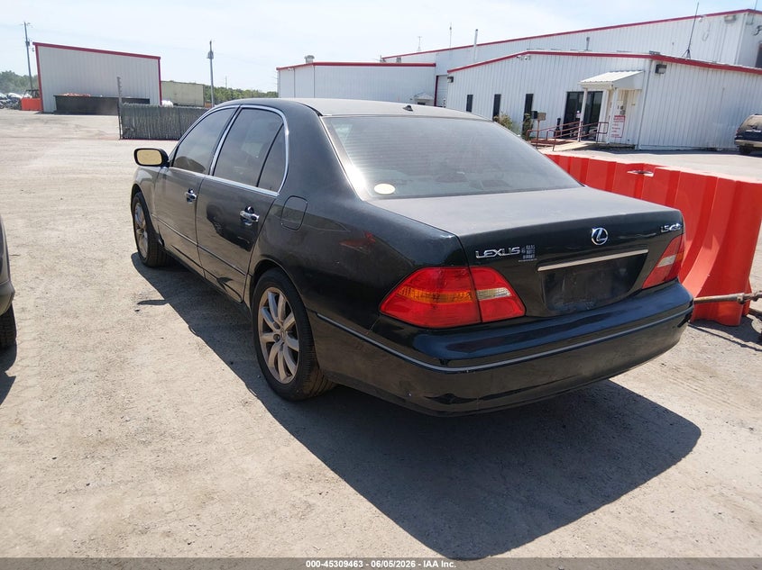 2002 Lexus Ls VIN JTHBN30F020082555 IAAI salvage auction — NORMAL WEAR, Clear (Maryland), sold $575 on 2026-07-22 (photo 3)