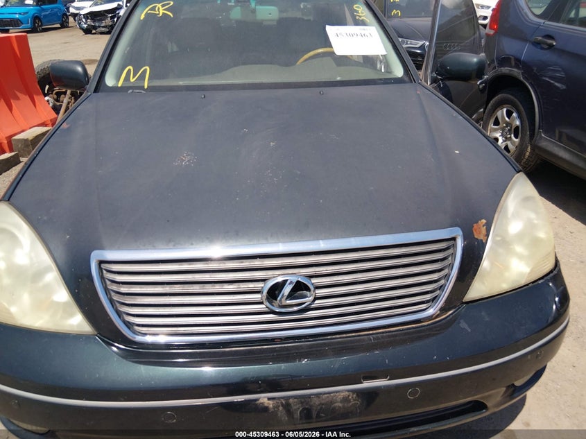 2002 Lexus Ls VIN JTHBN30F020082555 IAAI salvage auction — NORMAL WEAR, Clear (Maryland), sold $575 on 2026-07-22 (photo 6)