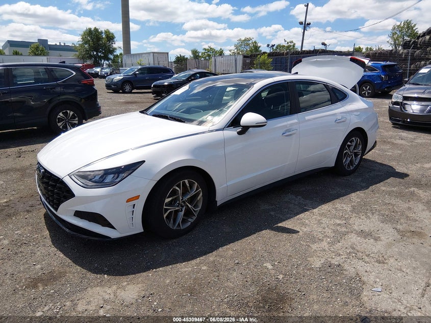 2021 Hyundai Sonata VIN KMHL14JA4MA159625 IAAI salvage auction — REAR END, Salvage Title, sold $6,500 on 2026-07-17 (photo 2)