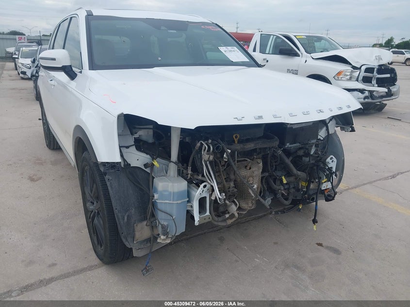 2020 Kia Telluride VIN 5XYP54HC1LG042729 IAAI salvage auction — FRONT END, Salvage Title, sold $4,250 on 2026-07-19 (photo 6)