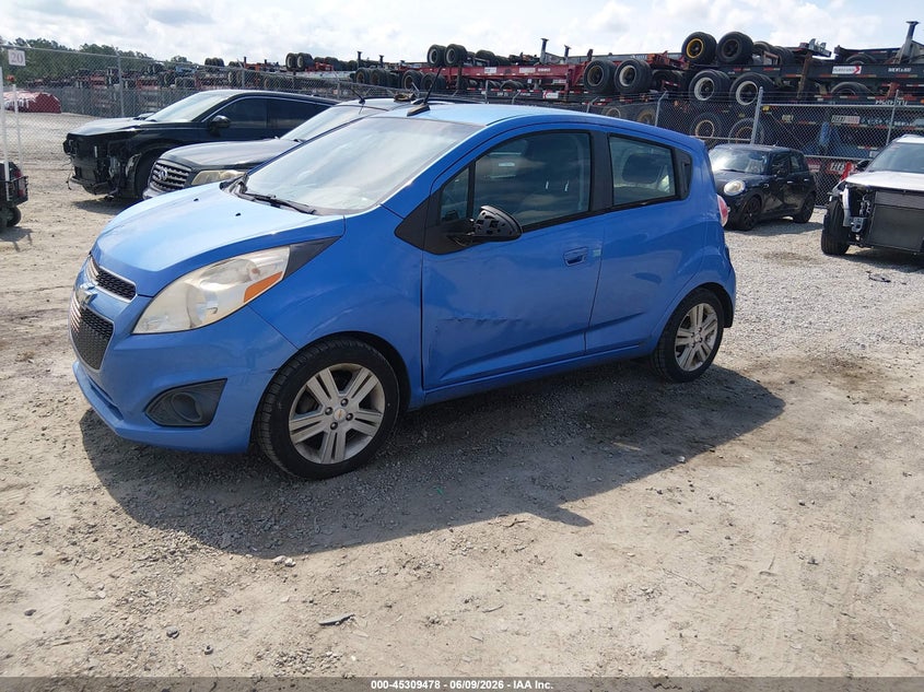 2014 Chevrolet Spark VIN KL8CB6S97EC405342 IAAI salvage auction — REAR END, Salvage Title, sold $775 on 2026-07-10 (photo 2)