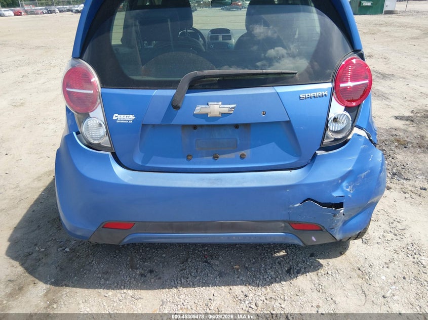 2014 Chevrolet Spark VIN KL8CB6S97EC405342 IAAI salvage auction — REAR END, Salvage Title, sold $775 on 2026-07-10 (photo 6)