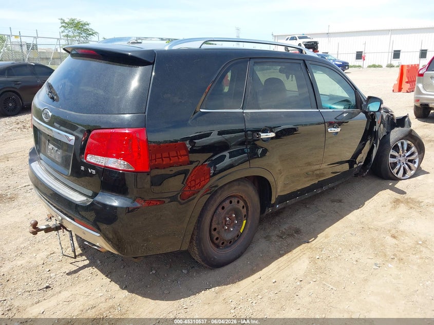 2012 Kia Sorento VIN 5XYKWDA26CG210647 IAAI salvage auction — RIGHT FRONT, Clear (Illinois), sold $575 on 2026-07-15 (photo 4)