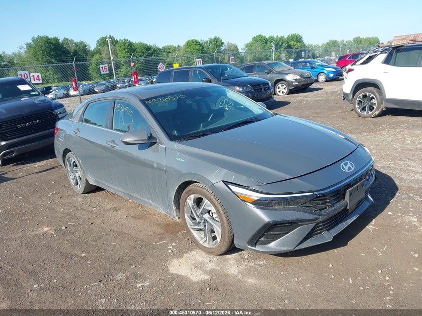 2025 Hyundai Elantra VIN KMHLP4DG6SU927051 IAAI salvage auction — LEFT FRONT, Salvage (Pennsylvania), sold $7,200 on 2026-07-10 (photo 1)