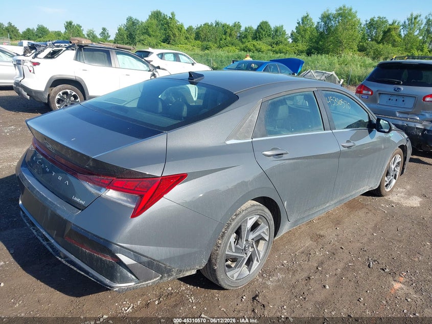2025 Hyundai Elantra VIN KMHLP4DG6SU927051 IAAI salvage auction — LEFT FRONT, Salvage (Pennsylvania), sold $7,200 on 2026-07-10 (photo 4)