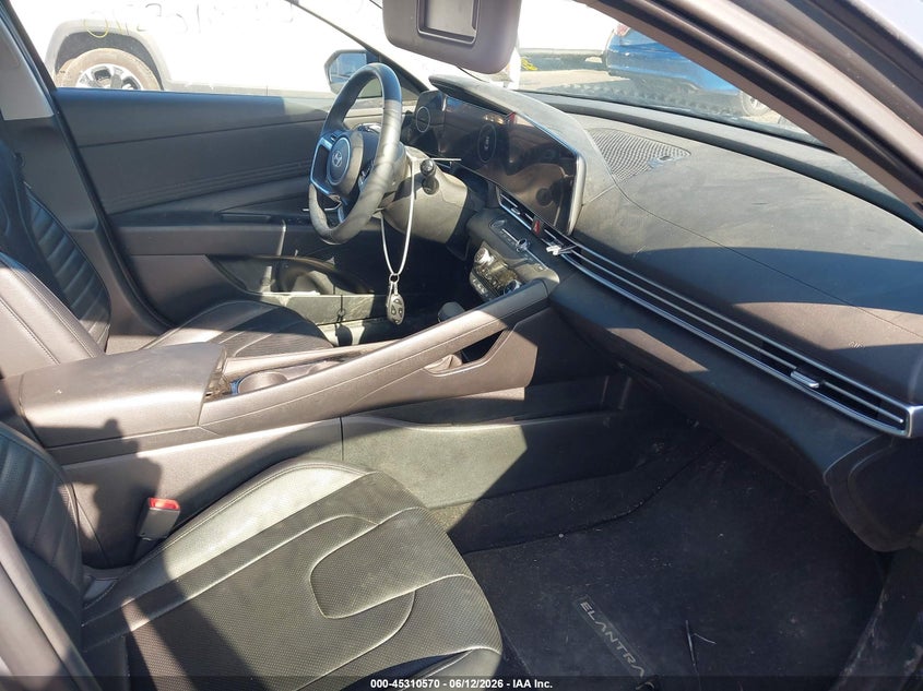2025 Hyundai Elantra VIN KMHLP4DG6SU927051 IAAI salvage auction — LEFT FRONT, Salvage (Pennsylvania), sold $7,200 on 2026-07-10 (photo 5)