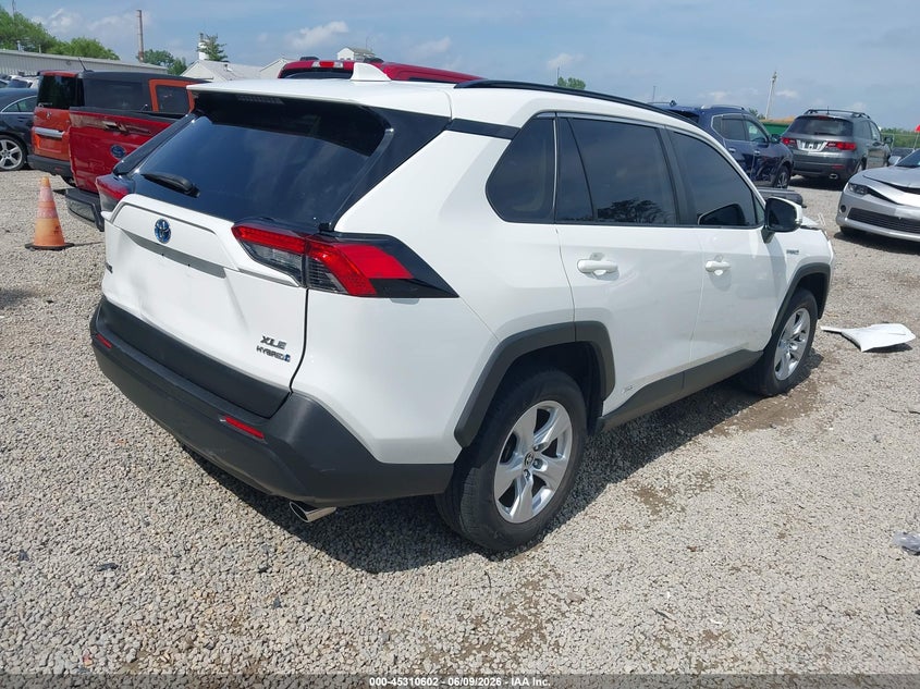 2020 Toyota Rav 4 VIN JTMR6RFV6LD001325 IAAI salvage auction — FRONT END, Salvage Title, sold $10,900 on 2026-07-08 (photo 4)
