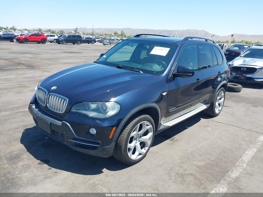 2009 BMW X5 VIN 5UXFE83549L310017 IAAI salvage auction — RIGHT FRONT, Salvage (Arizona), sold $1,800 on 2026-07-14 (photo 2)