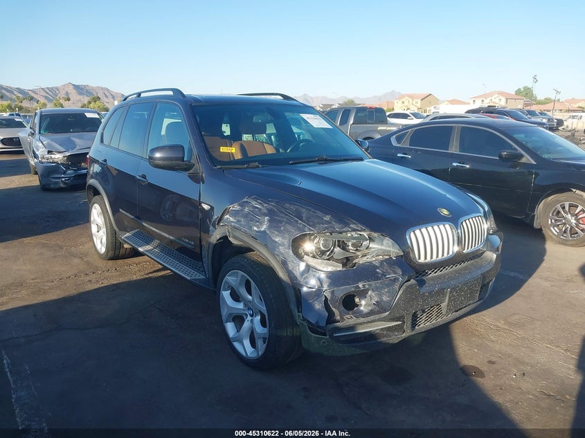 2009 BMW X5 VIN 5UXFE83549L310017 IAAI salvage auction — RIGHT FRONT, Salvage (Arizona), sold $1,800 on 2026-07-14 (photo 1)