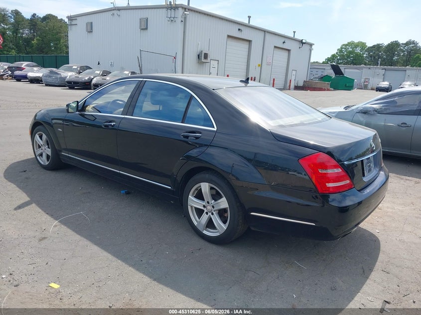 2012 Mercedes-benz S-klasse VIN WDDNG9EB4CA487515 IAAI salvage auction — FRONT END, Salvage Title, sold $3,175 on 2026-07-14 (photo 3)
