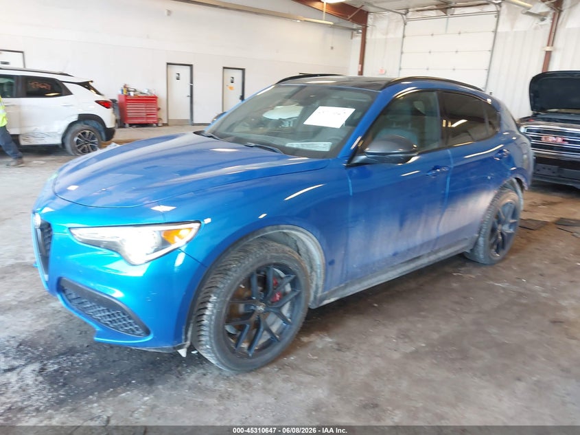 2019 Alfa romeo Stelvio VIN ZASPAKBN0K7C50954 IAAI salvage auction — REAR END, Salvage Title, sold $4,150 on 2026-07-28 (photo 2)