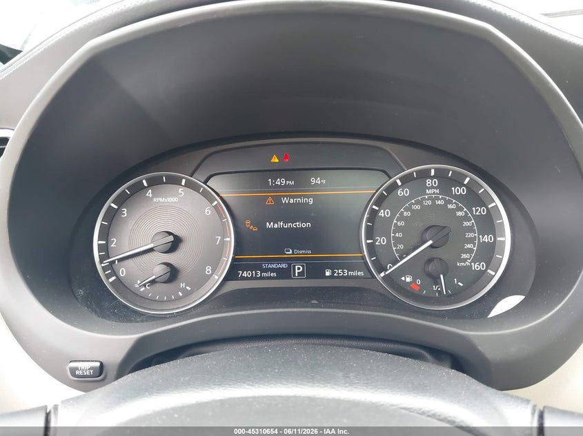 2019 Infiniti Qx50 VIN 3PCAJ5M17KF148152 IAAI salvage auction — REAR END, Original (Texas), sold $5,200 on 2026-07-31 (photo 7)