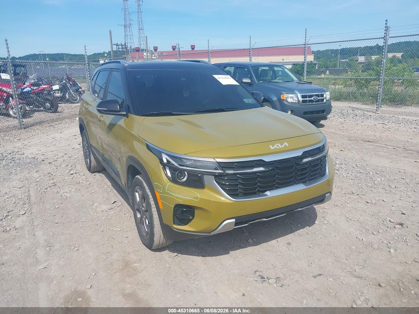2024 Kia Seltos VIN KNDEUCAA1R7618998 IAAI salvage auction — RIGHT SIDE, Salvage Title, sold $6,200 on 2026-07-28 (photo 1)