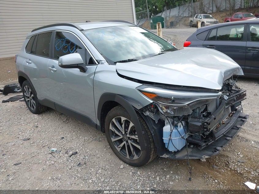 2023 Toyota Corolla cross VIN 7MUEAAAG6PV062004 IAAI salvage auction — FRONT END, Salvage (Pennsylvania), sold $7,100 on 2026-07-28 (photo 1)
