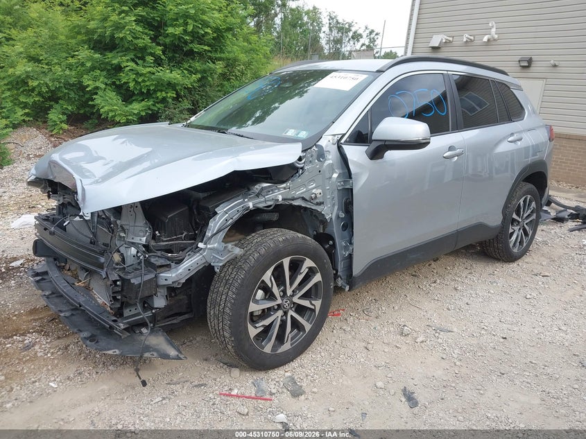 2023 Toyota Corolla cross VIN 7MUEAAAG6PV062004 IAAI salvage auction — FRONT END, Salvage (Pennsylvania), sold $7,100 on 2026-07-28 (photo 2)