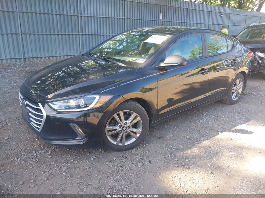 2018 Hyundai Elantra VIN KMHD84LF9JU512461 IAAI salvage auction — REAR END, Salvage (New Jersey), sold $2,250 on 2026-07-22 (photo 2)