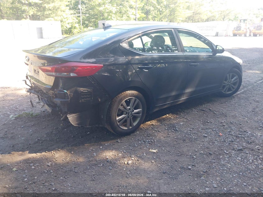 2018 Hyundai Elantra VIN KMHD84LF9JU512461 IAAI salvage auction — REAR END, Salvage (New Jersey), sold $2,250 on 2026-07-22 (photo 4)