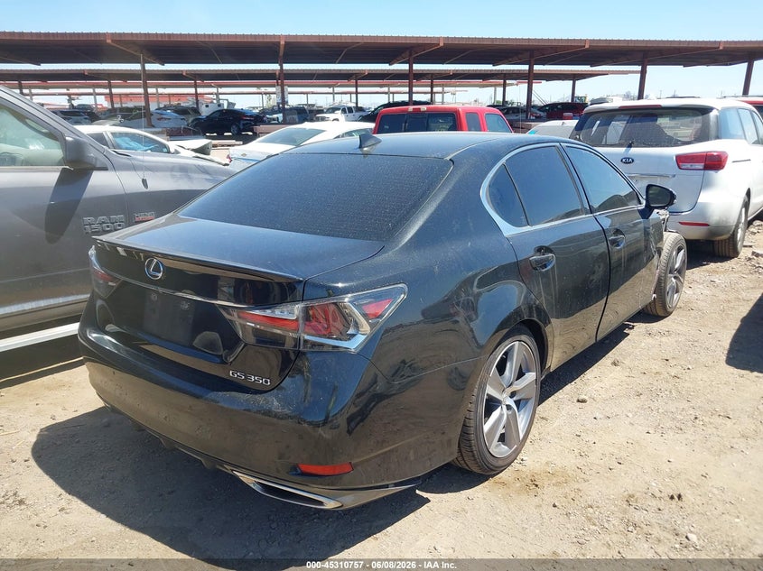 2017 Lexus Gs VIN JTHBZ1BL8HA009688 IAAI salvage auction — UNKNOWN, Salvage (Arizona), sold $1,500 on 2026-07-28 (photo 4)