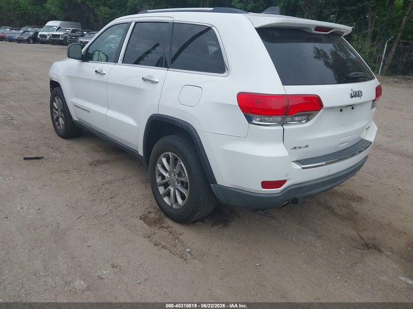 2014 Jeep Grand cherokee VIN 1C4RJFBGXEC399765 IAAI salvage auction — FRONT END, Salvage Title, sold $1,100 on 2026-08-01 (photo 3)