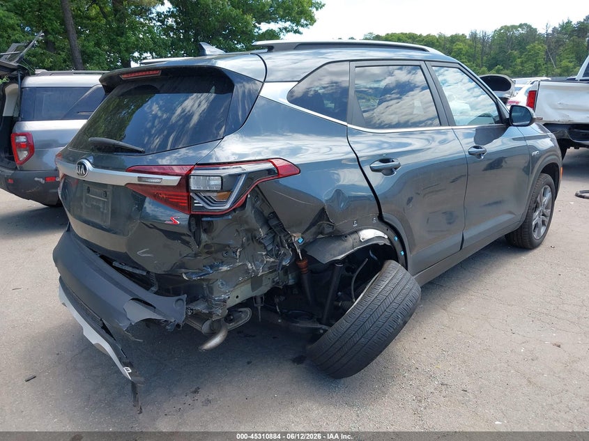 2021 Kia Seltos VIN KNDEUCAA2M7092471 IAAI salvage auction — REAR END, Mv-907A (New York), sold $4,300 on 2026-07-07 (photo 6)