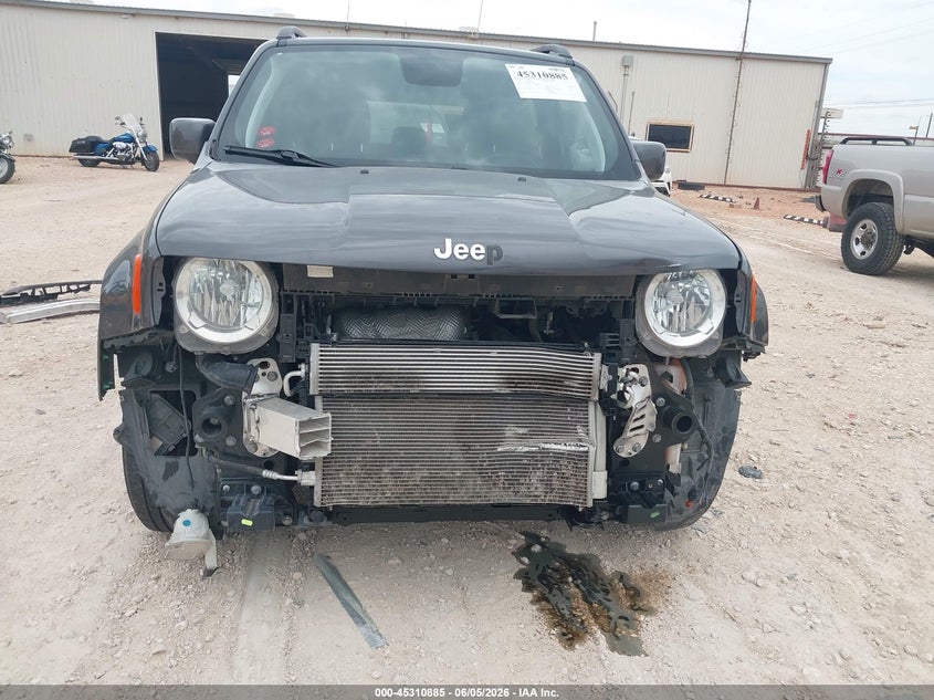2020 Jeep Renegade VIN ZACNJABB0LPL70089 IAAI salvage auction — FRONT END, Original (Texas), sold $2,800 on 2026-08-13 (photo 6)