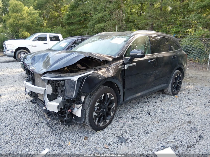 2025 Kia Sorento VIN 5XYRH4JF4SG377888 IAAI salvage auction — FRONT END, Salvage (South Carolina), sold $8,400 on 2026-08-02 (photo 2)