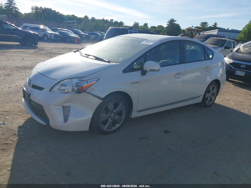 2015 Toyota Prius VIN JTDKN3DU1F0410789 IAAI salvage auction — LEFT FRONT, Salvage (New Hampshire), sold $2,200 on 2026-07-22 (photo 2)