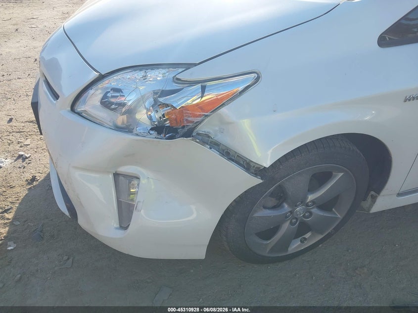 2015 Toyota Prius VIN JTDKN3DU1F0410789 IAAI salvage auction — LEFT FRONT, Salvage (New Hampshire), sold $2,200 on 2026-07-22 (photo 6)