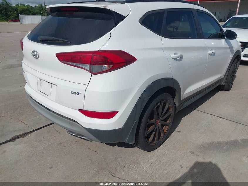 2017 Hyundai Tucson VIN KM8J33A28HU554044 IAAI salvage auction — NORMAL WEAR, Original (Texas), sold $2,950 on 2026-07-10 (photo 4)