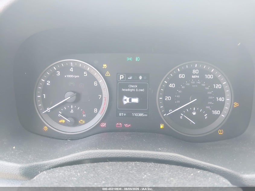 2017 Hyundai Tucson VIN KM8J33A28HU554044 IAAI salvage auction — NORMAL WEAR, Original (Texas), sold $2,950 on 2026-07-10 (photo 7)