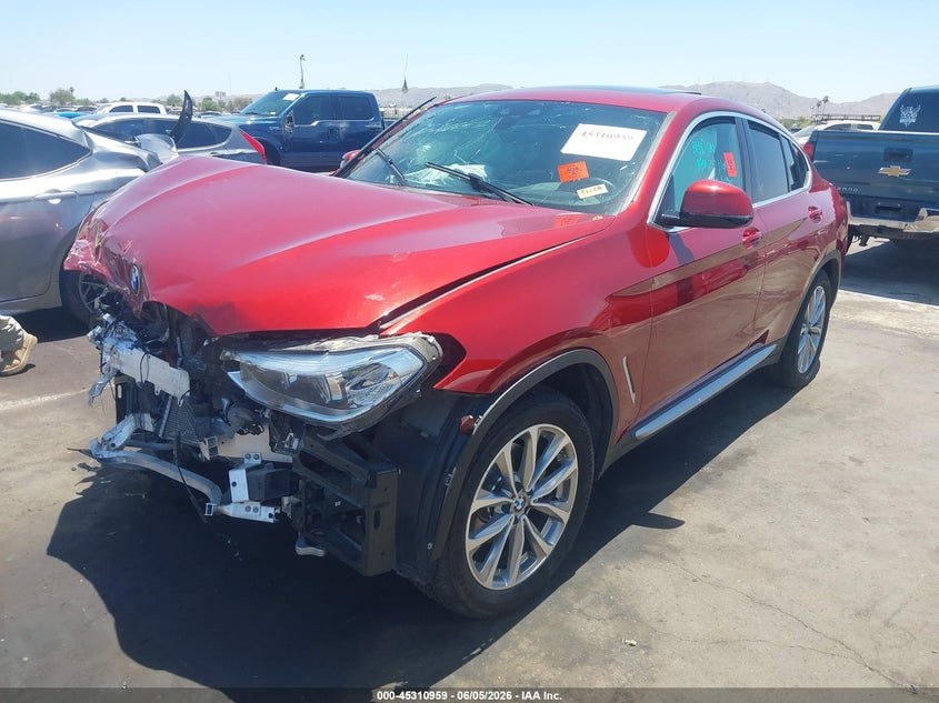 2019 BMW X4 VIN 5UXUJ3C50KLG51901 IAAI salvage auction — FRONT END, Salvage (Arizona), sold $3,550 on 2026-07-28 (photo 2)
