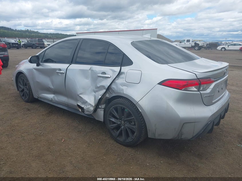 2024 Toyota Corolla VIN JTDBDMHE6RJ005831 IAAI salvage auction — SIDE, Bill Of Sale (Washington), sold $8,100 on 2026-07-18 (photo 3)