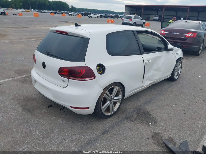2012 Volkswagen Golf VIN WVWBM7AJXCW147117 IAAI salvage auction — FRONT END, Salvage Title, sold $725 on 2026-07-16 (photo 4)