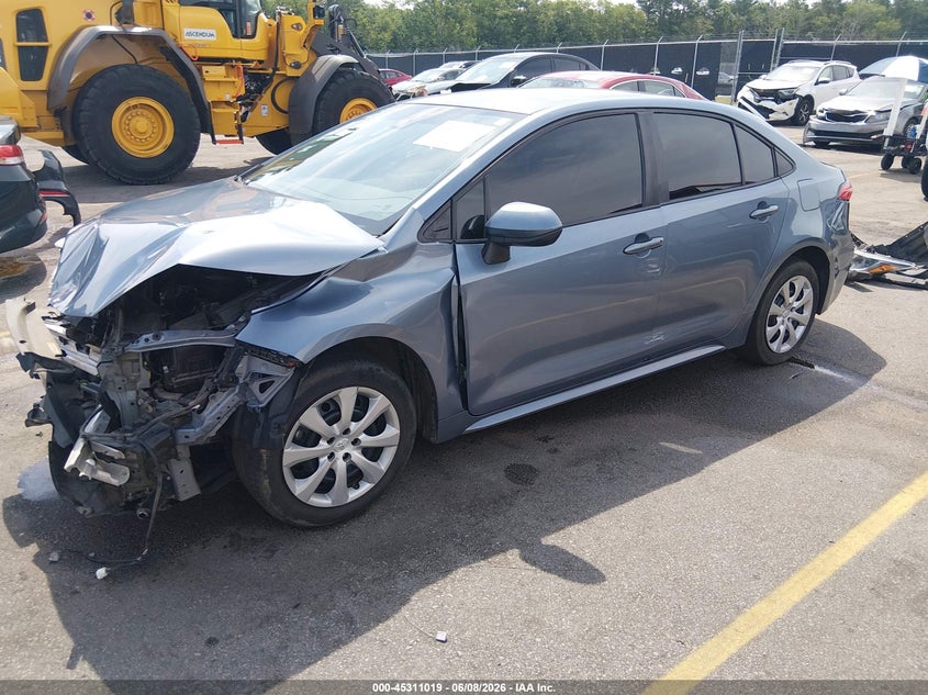 2021 Toyota Corolla VIN 5YFEPMAEXMP159400 IAAI salvage auction — FRONT END, Salvage Title, sold $2,050 on 2026-07-26 (photo 2)