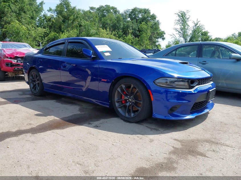 2021 Dodge Charger VIN 2C3CDXGJXMH531611 IAAI salvage auction — FRESH WATER, Salvage Title, sold $11,100 on 2026-07-29 (photo 1)