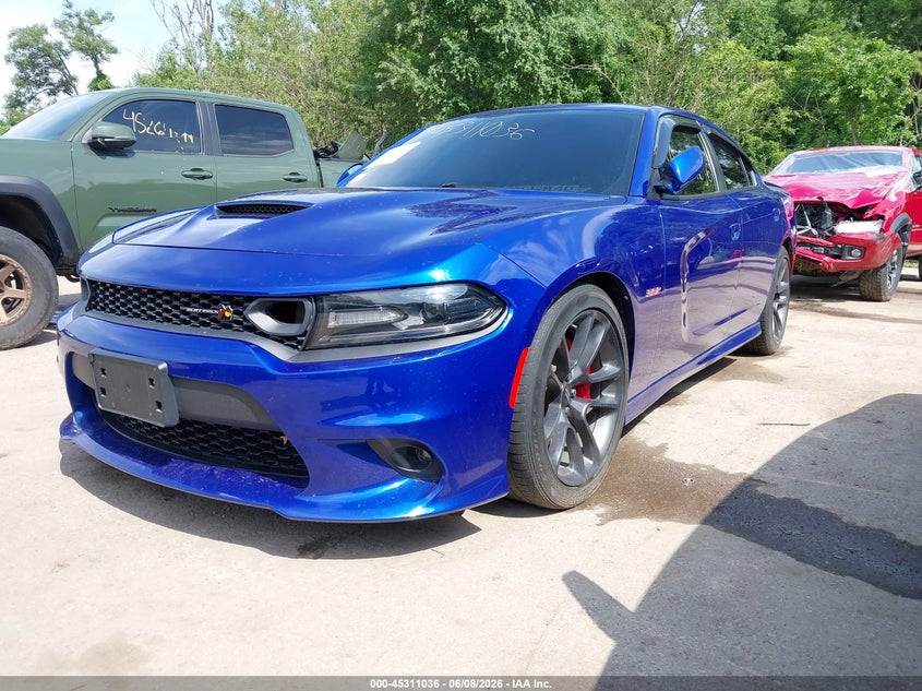 2021 Dodge Charger VIN 2C3CDXGJXMH531611 IAAI salvage auction — FRESH WATER, Salvage Title, sold $11,100 on 2026-07-29 (photo 2)